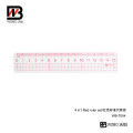 Office Stationery 4 in 1 Red Stationery Ruler Set for Promotional Gift